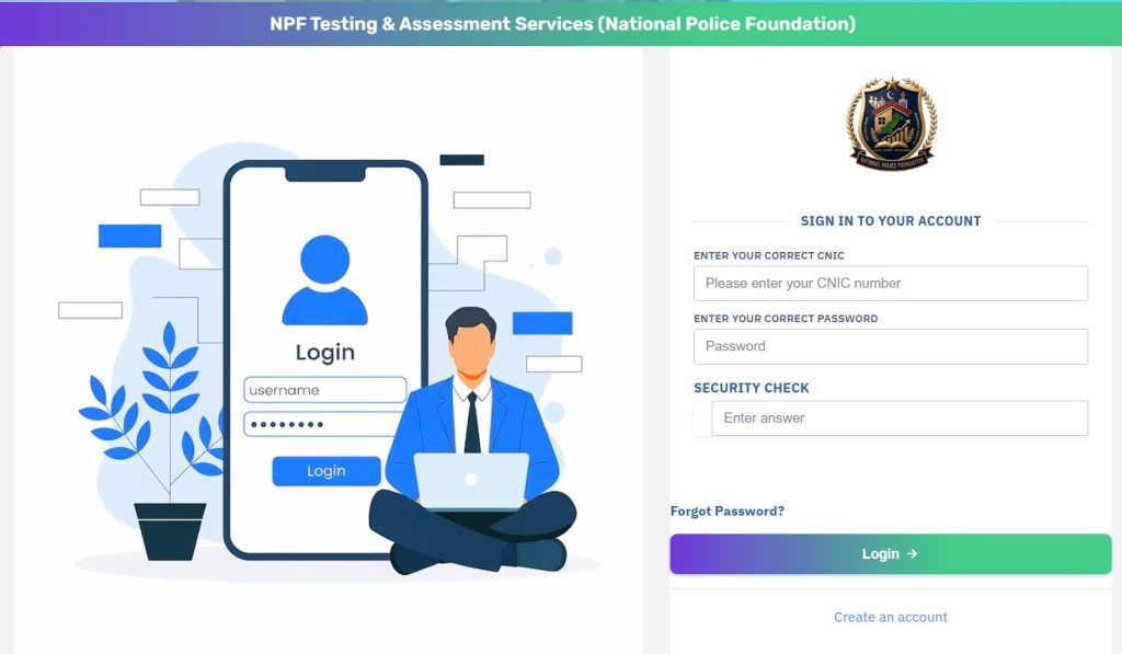 NPFTAS.pk Register