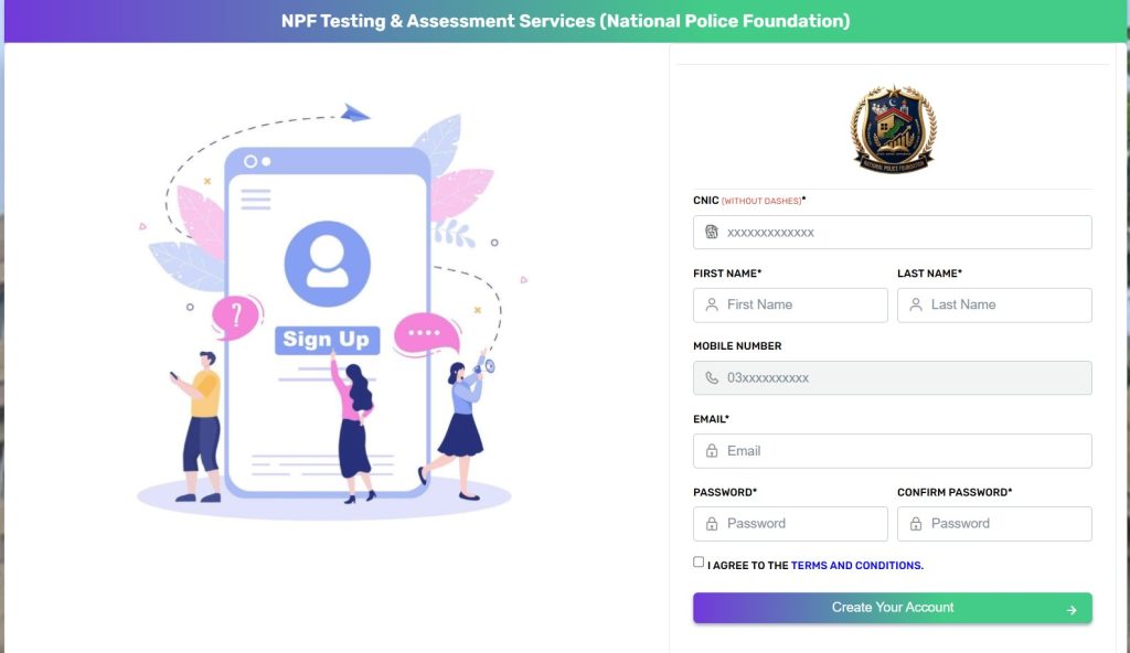 NPFTAS.pk Login